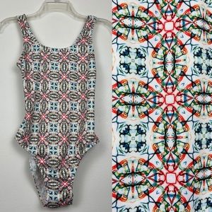 Wolven Threads Printed One Piece Swimsuit